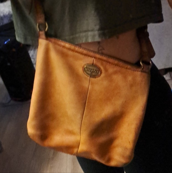 Fossil Explorer Crossbody Bag Brown Leather - Picture 4 of 4